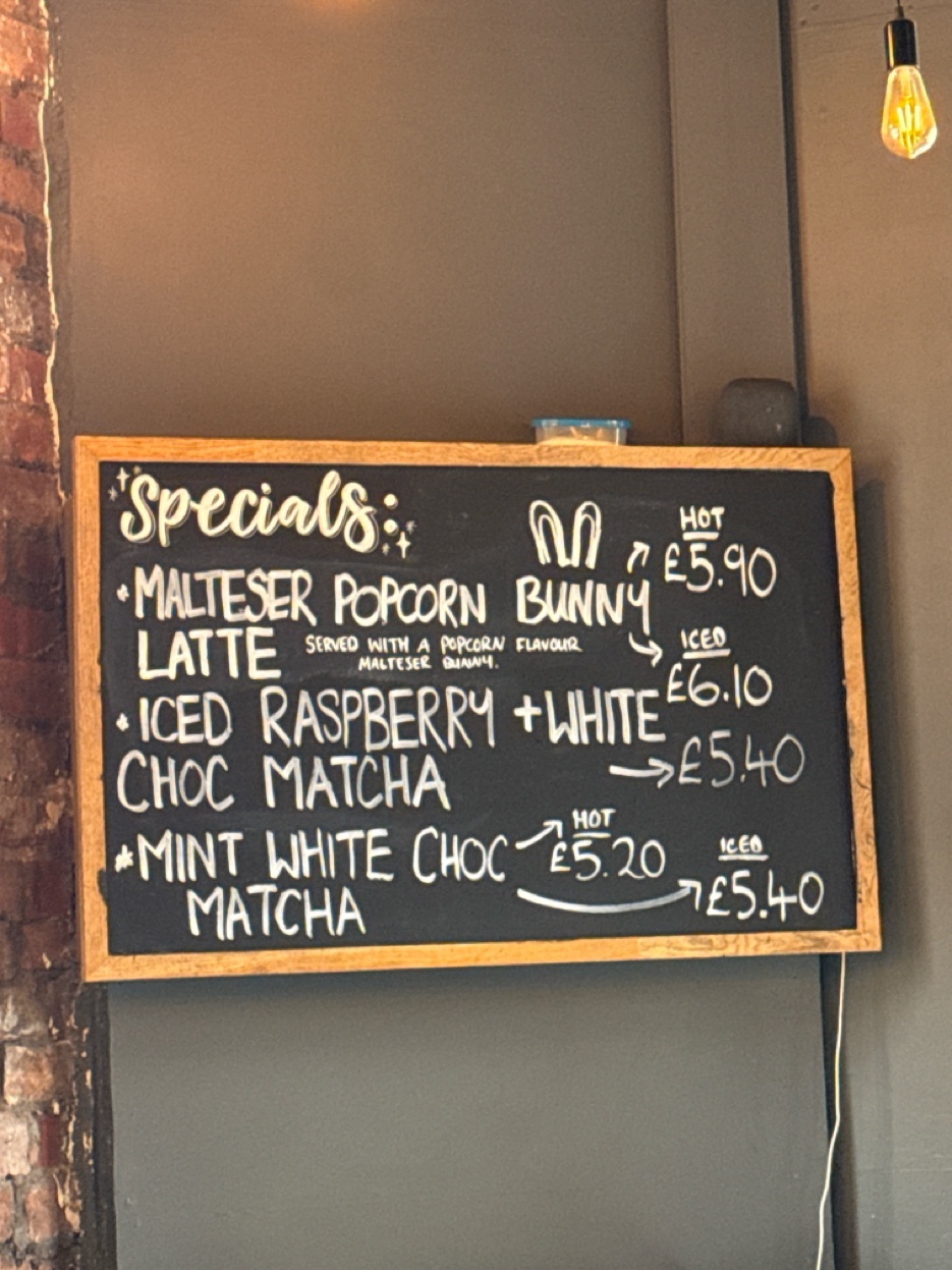 Specials board